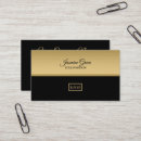 Search for golden business cards Simple