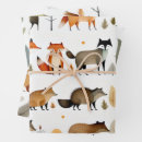 Search for wolf wrapping paper Watercolor