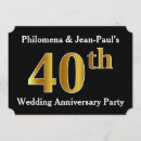 Search for 40th wedding anniversary invitations Forty