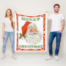 Search for vintage santa blankets Retro