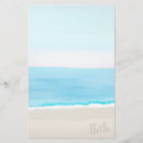 Search for beach stationery paper Blue