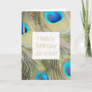 Search for peacock birthday cards Feathers
