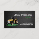Search for tractor business cards Green