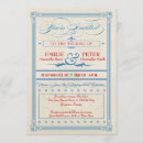 Search for red and white wedding invitations Vintage