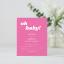 Search for hot pink baby shower invitations Colorful