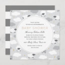 Search for gray baby shower invitations clouds