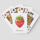 Search for strawberry playing cards Cute