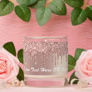 Search for rose gold candles Glitter