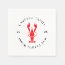 Search for lobster napkins Crab boil