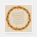 Search for bible verse napkins Thankful