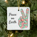 Search for peace sign ornaments Winter