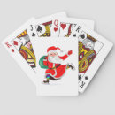 Search for christmas playing cards Santa claus