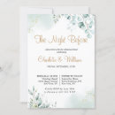 Search for eucalyptus rehearsal dinner invitations Greenery