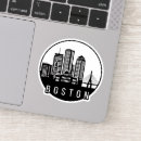 Search for boston stickers skyline