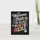Search for welcome back cards Teachers