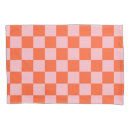 Search for pink orange pillowcases Retro