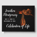 Search for rustic funeral guest books Celebration of life