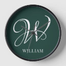 Search for monogram clocks Elegant