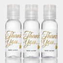 Search for thank you hand sanitizers Gold