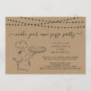 Search for pizza making party invitations Girl