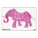 Search for elephant nursery wall decals Pink