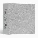 Search for embossed binders Silver