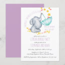 Search for elephant gender reveal invitations Watercolor