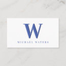 Search for monogram logo business cards Minimalist