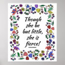 Search for though she be but little posters Quotes