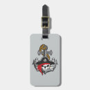 Search for pirate luggage tags Crossbones