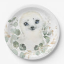 Search for seal paper plates Winter wonderland