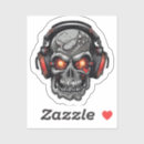 Search for red skull stickers Horror