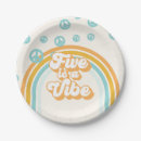 Search for peace sign paper plates Rainbow