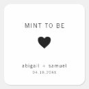 Search for mint wedding stickers Black and white