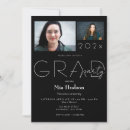 Search for then and now graduation invitations Modern