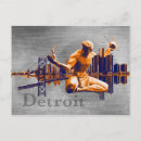 Search for detroit postcards Illustration