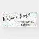 Search for welcome home banners Celebration