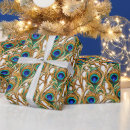 Search for art nouveau wrapping paper Peacock
