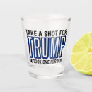 Search for trump shot glass barware Election