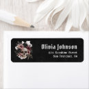 Search for gothic return address labels Bridal shower