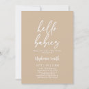 Search for hello baby shower invitations Elegant