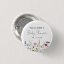 Search for baby shower buttons Botanical