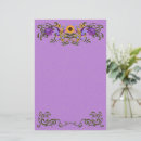 Search for purple stationery paper Beautiful