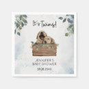 Search for twin baby shower napkins Eucalyptus