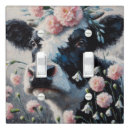Search for cow light switch covers Black