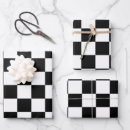 Search for black and white checkered wrapping paper Cool