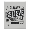 Search for believe in yourself posters Success mindset