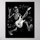 Search for skeleton guitar posters Men