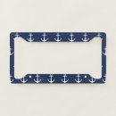 Search for nautical license plate frames Anchor