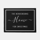 Search for christmas doormats Black and white